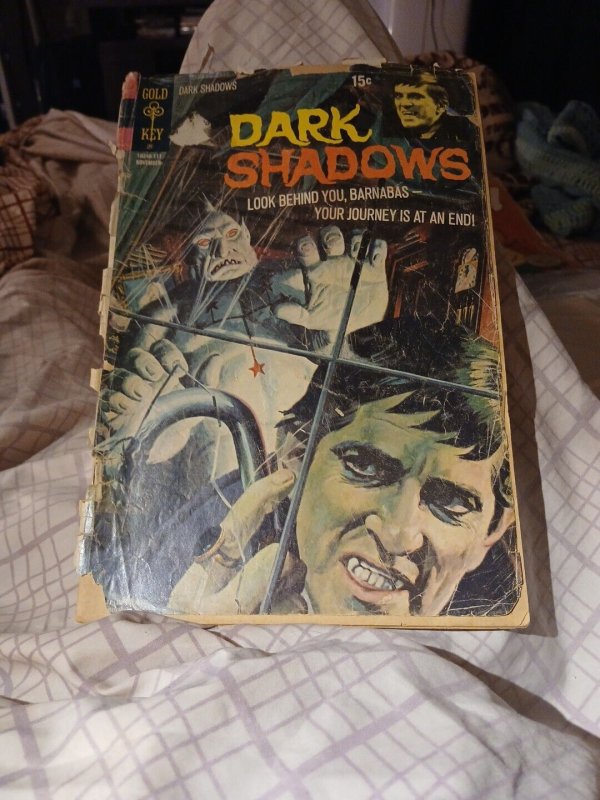 DARK SHADOWS COMIC #11 GOLD KEY NOV 1971 BARNABAS COLLINS PAINTED COVER