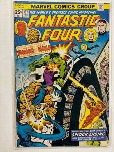 FANTASTIC FOUR 167 VG MARVEL COMICS February 1976 Perez, Hulk