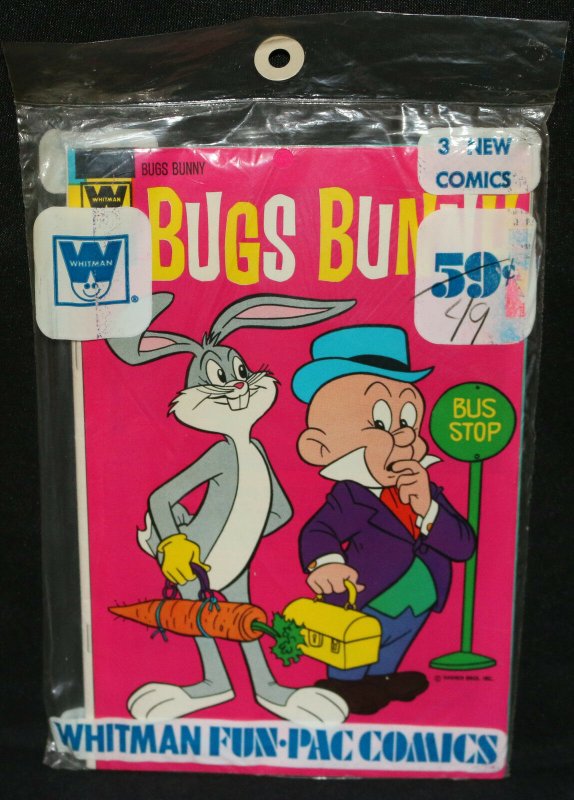 Little Lulu, Bugs Bunny 3pc Comic Book Pre-Pack by Whitman (Sealed)