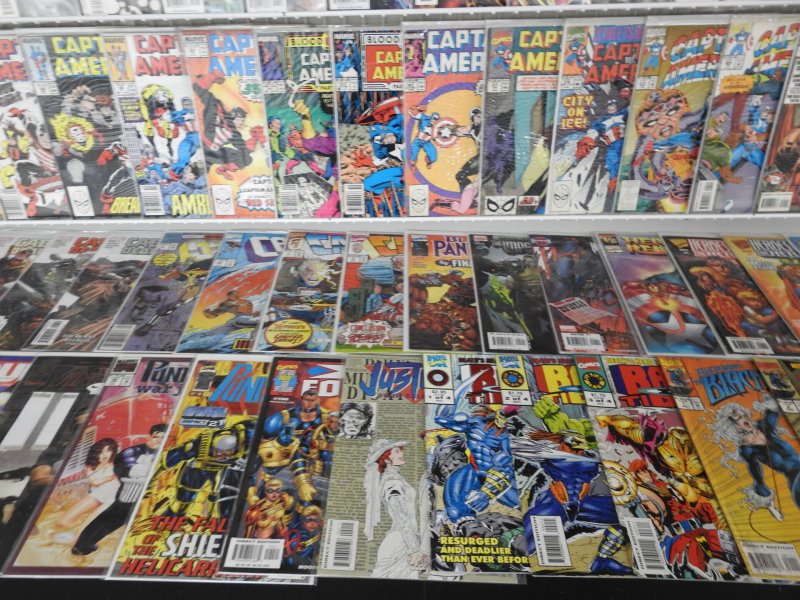 Huge Lot 150+ Comics W/ Hulk, Iron man, Captain America+ Avg VF- Condition!
