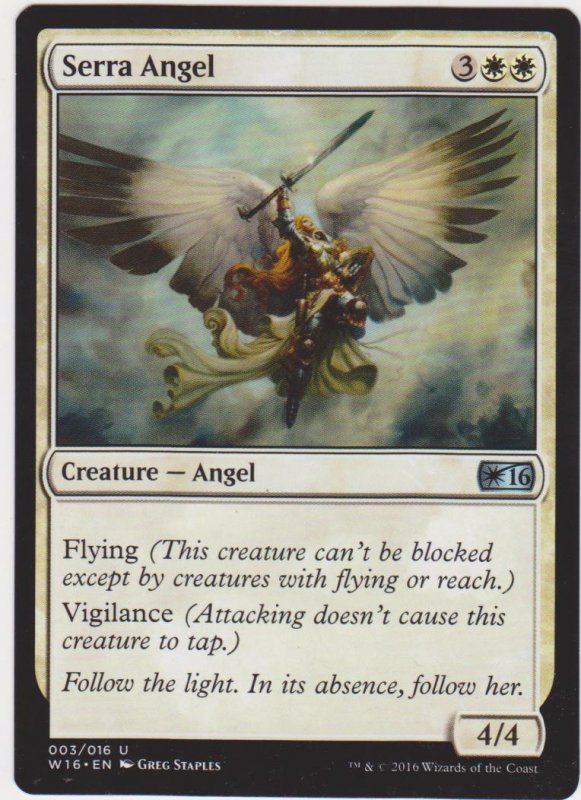 Magic the Gathering: Welcome Deck 2016 - Serra Angel