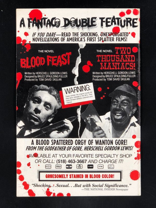 Gore Shriek #4 (1988) Includes Color Mars Attacks Checklist!