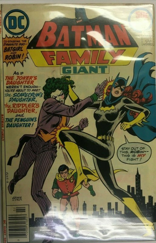 Batman family giant #9 4.0 VG (1977)