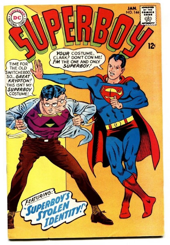 SUPERBOY #144 comic book 1968-NEAL ADAMS SILVER AGE comic book