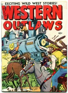 Western Outlaws #18 1948- Fox Golden Age Western VG-