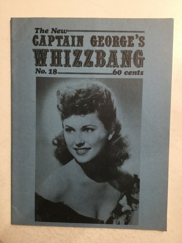 New Captain Geroges Whizzbang No.18 (Vol.4 No.2) Magazine Fn 6.0 Vast Whizzbang