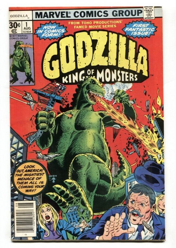 GODZILLA #1 MARVEL 1ST ISSUE-SCI-FI-KING OF THE MONSTERS 1977