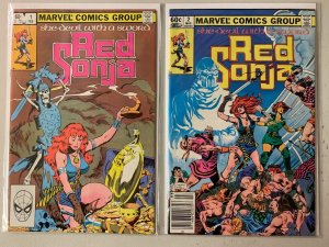 Red Sonja (2nd series) She-Devil with a Sword set #1-2 2 diff 8.0 (1983)