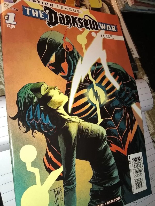 Black Racer Justice League Darkseid War Flash 1 NM Death Manapul cover