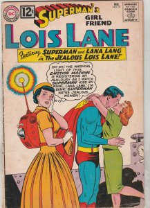 Superman's Girl Friend, Lois Lane #31 (1962) Lana Lang vs. Lois Mid-Grad...