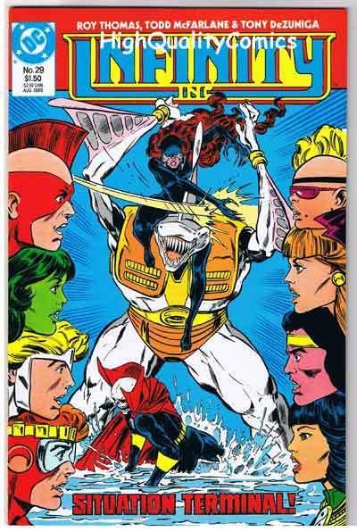 INFINITY INC #29, NM+, Todd McFarlane, Tony DeZuniga, 1984