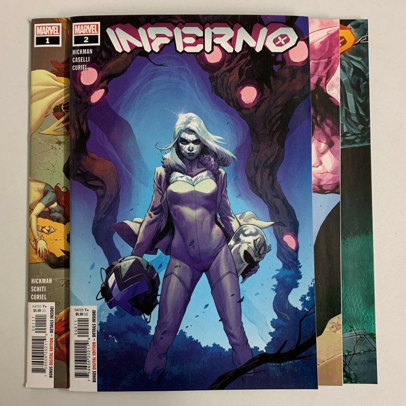 Inferno #1-4 Set (Marvel 2021) 1 2 3 4 Jonathan Hickman (9.2+) 