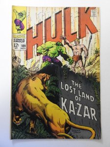 The Incredible Hulk #109 (1968) FN+ Condition!