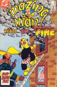 Mazing Man #10 FN ; DC | All Ages Fireman Cover