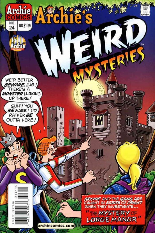 Archie's Weird Mysteries #24 FN ; Archie