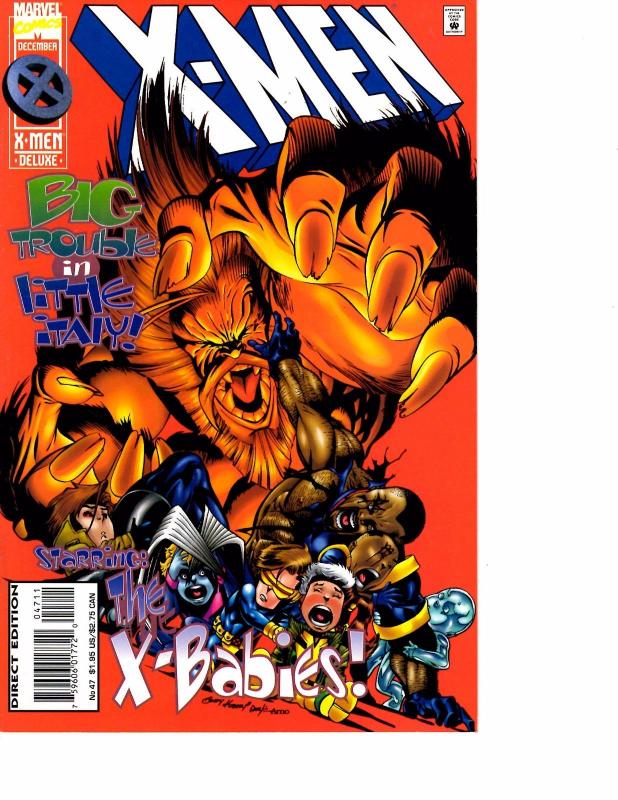 Lot Of 7 X-Men Marvel Comic Book #43 44 45 46 47 48 49 Thor J193