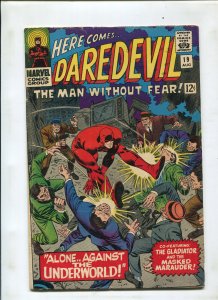 DAREDEVIL #19 (6.5) ALONE AGAINST THE UNDERWORLD! 