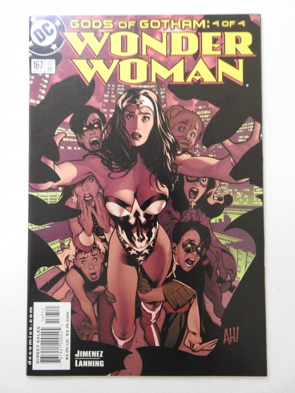 Wonder Woman #167 (2001) Beautiful Adam Hughes Cover! NM Condition!