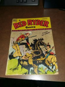 Red Ryder Comics #78 golden age 1950 Fred Harman art Dell Western precode ranch