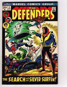Defenders # 2 VF Dr. Strange Marvel Comic Book Canning PEDIGREE Collection D16