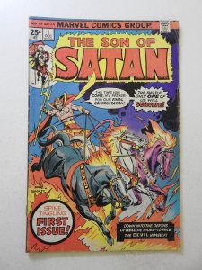 Son of Satan #1 (1975) VG- Condition MVS intact! moisture stains