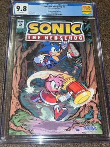 Sonic the Hedgehog 2 (2018 IDW) Retailer Incentive, RI-B Variant, CGC Graded 9.8