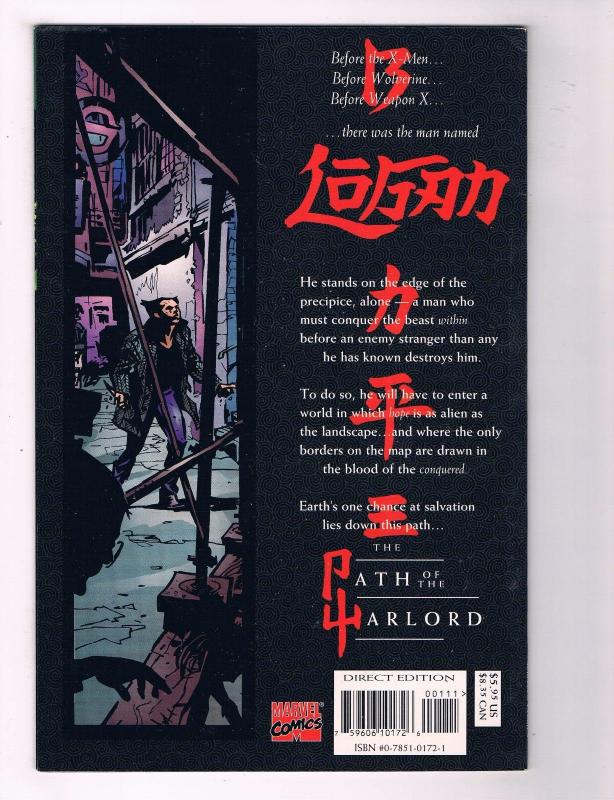 Logan Path Of The Warlord Marvel Comic Book VF 1st Print X-Men Gambit Storm CH15
