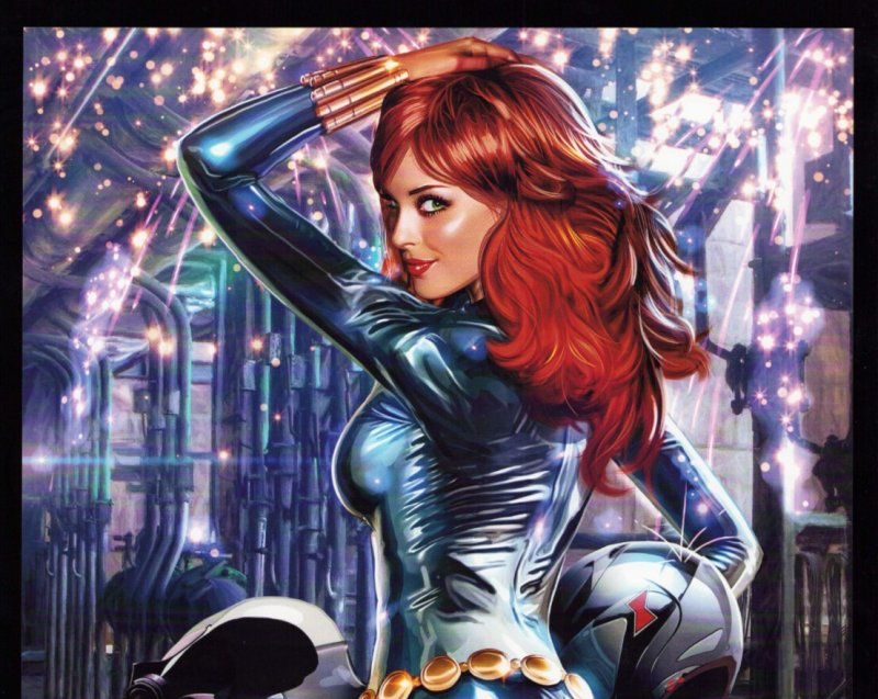 Greg Horn Black Widow 11 x 17 art print SIGNED