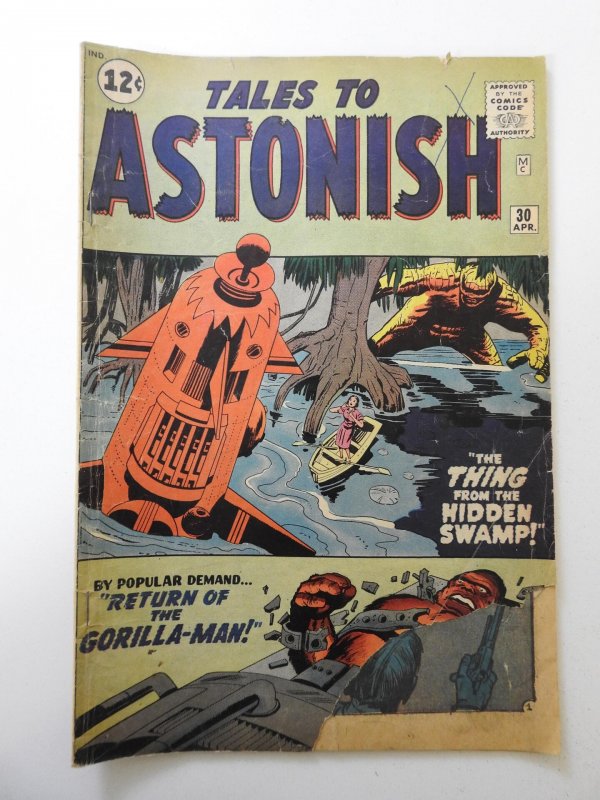 Tales to Astonish #30 (1962) FR Condition! 3 in tears 1st page