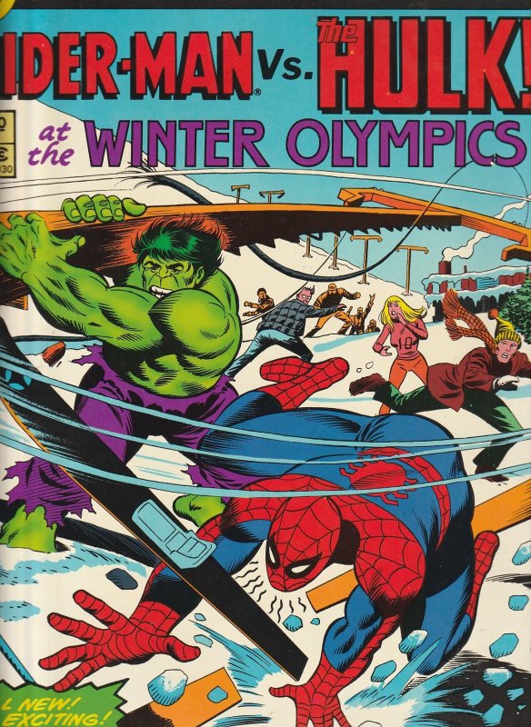 Marvel Treasury # 25 – Spiderman and The Hulk