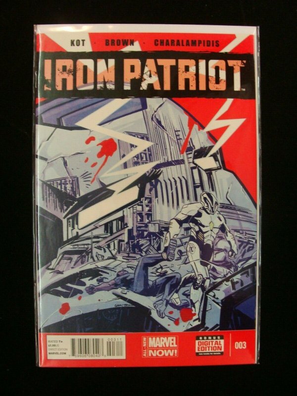 Marvel Now Iron Patriot #1-4 Complete Run Kot Brown Charalampidis  