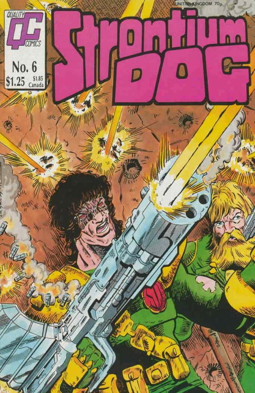 Strontium Dog #6 VF; Fleetway Quality | save on shipping - details inside