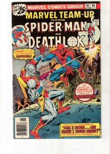 Marvel Team-Up #46 1976 Spider-Man vs. Deathlok The Demolisher FN+  PRICE DROP!