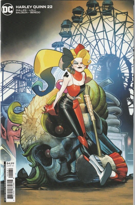 Harley Quinn # 22 Variant 1:25 Cover NM DC 2022 [K7]