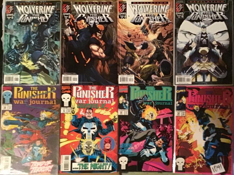  WOLVERINE/PUNISHER LOT (8)DAREDEVIL/GHOSTRIDER MARVEL 9.4 N/M+ SPECIAL PRICE