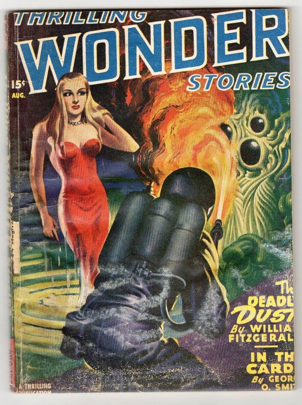 Thrilling Wonder Stories Vol 30 #3 VINTAGE 1947 Beacon Magazines GGA