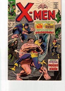 The X-Men #38 (1967) The Blob and The Vanisher! Mid-Grade! FN Utah CERT!