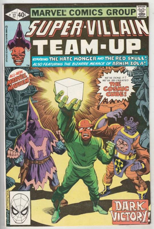 Super-Villian Team-Up #17 (Jun-79) NM- High-Grade Hate Monger, Red Skull