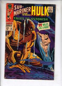 Tales to Astonish #92 (Jun-67) GD/VG Affordable-Grade Incredible Hulk, Namor