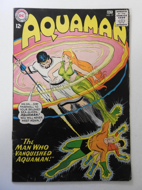 Aquaman #17 (1964) GD+ Condition rusty staples