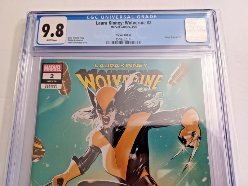 Laura Kinney Wolverine #2 - Villalobos Variant - 2025 - CGC 9.8