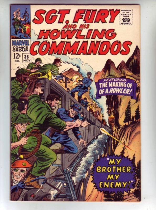 Sgt. Fury and His Howling Commandos #36 (Nov-66) NM- High-Grade Sgt. Fury, Du...