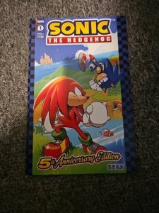 IDW Comics    Sonic the Hedgehog 5th Anniversary Edition  Cover A   NM Unread