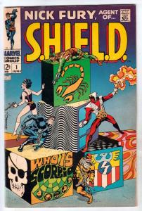 Nick Fury Agent of S.H.I.E.L.D. #1 (Jun-68) VF+ High-Grade Nick Fury, S.H.I.E...