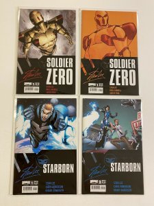 Soldier Zero Starborn lot 4 different issues 8.0 VF (2010 Boom Studios)