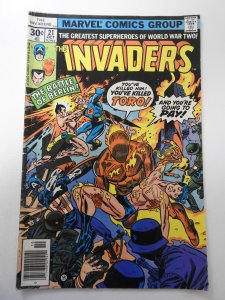 The Invaders #21 (1977) VG Condition