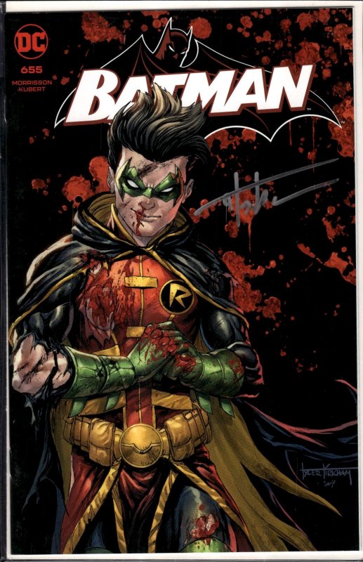 Batman #655 Kirkham Cover (2023) Signed by Kirkham with COA!