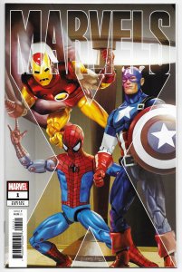 Marvels #1 Greg Horn 1:50 Variant | Iron Man | Spider-Man (2019) NM [ITC1201]