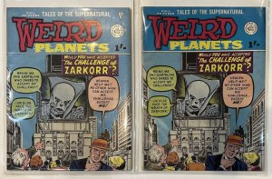UK Edition WEIRD PLANETS #1-17 w/Variant covers! Ditko! Kirby! HORROR SCI-FI!