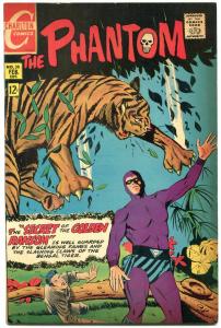 THE PHANTOM #30 1969 CHARLTON COMICS TIGER COVER JUNGLE- FN/VF